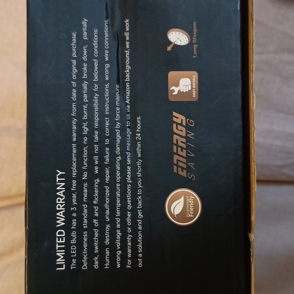 NIB Hangsang A15 led ceiling fan light bulbs 5000k,6W E12 base - Picture 12 of 13